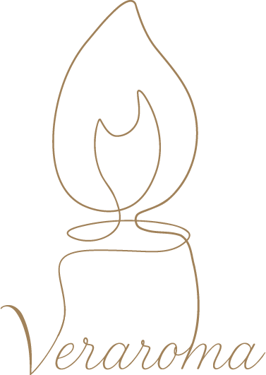 Logo Veraroma - Brand de wellness, produse de aromaterapie pentru relaxare și centre de masaj terapeutic.